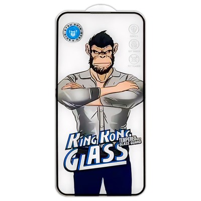 Захисне 2.5D скло King Kong HD для Apple iPhone 14 Pro Max / 15 Plus / 16 Plus (6.7") Чорний Захисне 2.5D скло King Kong HD для Apple iPhone 14 Pro Max / 15 Plus / 16 Plus (6.7") Чорний