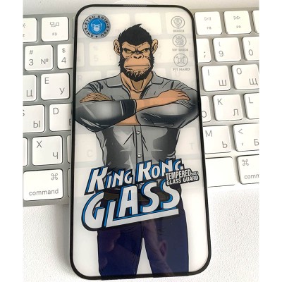 Захисне 2.5D скло King Kong HD для Apple iPhone 14 Pro Max / 15 Plus / 16 Plus (6.7") Чорний Захисне 2.5D скло King Kong HD для Apple iPhone 14 Pro Max / 15 Plus / 16 Plus (6.7") Чорний