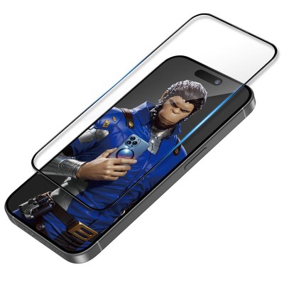 Захисне 3D скло Blueo Invisible Airbag Anti-broken для Apple iPhone 14 Pro Max / 15 Plus /16 Plus Чорний Захисне 3D скло Blueo Invisible Airbag Anti-broken для Apple iPhone 14 Pro Max / 15 Plus /16 Plus Чорний