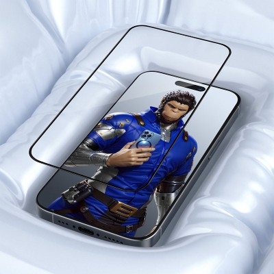 Захисне 3D скло Blueo Invisible Airbag Anti-broken для Apple iPhone 14 Pro Max / 15 Plus /16 Plus Чорний Захисне 3D скло Blueo Invisible Airbag Anti-broken для Apple iPhone 14 Pro Max / 15 Plus /16 Plus Чорний