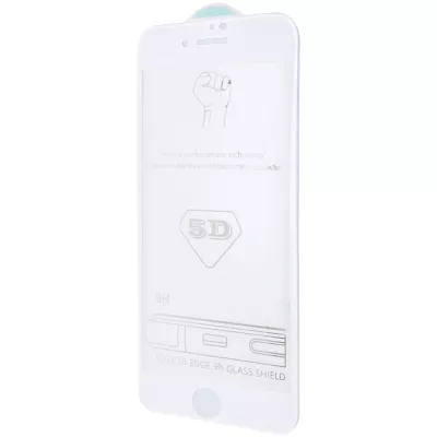 Захисне скло iPhone 7/8/SE 2020/SE 2 5D Hard (full glue) (тех.пак) Білий