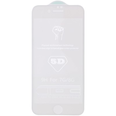 Захисне скло 5D Hard (full glue) (тех.пак) для Apple iPhone 7 / 8 / SE (2020) (4.7") Білий Захисне скло 5D Hard (full glue) (тех.пак) для Apple iPhone 7 / 8 / SE (2020) (4.7") Білий