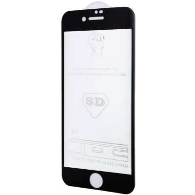 Захисне скло 5D Hard (full glue) (тех.пак) для Apple iPhone 7 / 8 / SE (2020) (4.7") Чорний Захисне скло 5D Hard (full glue) (тех.пак) для Apple iPhone 7 / 8 / SE (2020) (4.7") Чорний