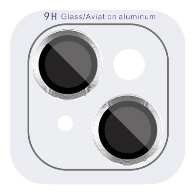 Захисне скло Metal Classic на камеру (в упак.) для Apple iPhone 15 (6.1") / 15 Plus (6.7") Срібний / Silver Захисне скло Metal Classic на камеру (в упак.) для Apple iPhone 15 (6.1") / 15 Plus (6.7") Срібний / Silver