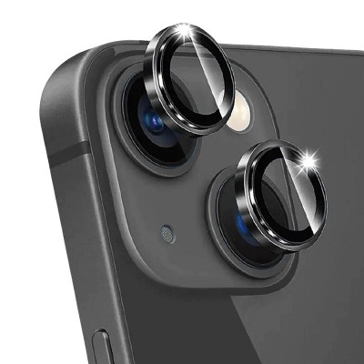 Захисне скло Metal Classic на камеру (в упак.) для Apple iPhone 15 (6.1") / 15 Plus (6.7") Чорний / Midnight Захисне скло Metal Classic на камеру (в упак.) для Apple iPhone 15 (6.1") / 15 Plus (6.7") Чорний / Midnight