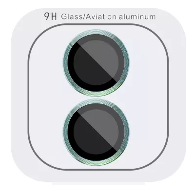 Захисне скло Metal Classic на камеру (в упак.) для Apple iPhone 16 (6.1") / 16 Plus (6.7") Бірюзовий / Azure