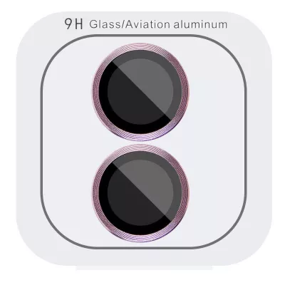 Захисне скло Metal Classic на камеру (в упак.) для Apple iPhone 16 (6.1") / 16 Plus (6.7") Рожевий / Pink