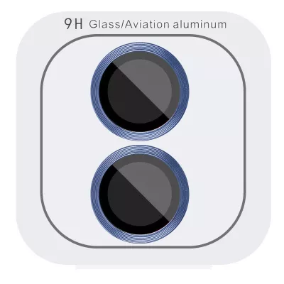 Захисне скло Metal Classic на камеру (в упак.) для Apple iPhone 16 (6.1") / 16 Plus (6.7") Синій / Ultramarine