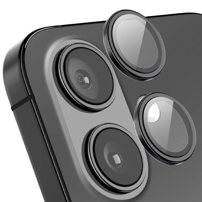 Захисне скло Metal Classic на камеру (в упак.) для Apple iPhone 16 (6.1") / 16 Plus (6.7") Чорний / Black Захисне скло Metal Classic на камеру (в упак.) для Apple iPhone 16 (6.1") / 16 Plus (6.7") Чорний / Black