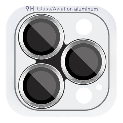 Захисне скло Metal Classic на камеру (в упак.) для Apple iPhone 16 Pro (6.3") / 16 Pro Max (6.9") Срібний / Silver Захисне скло Metal Classic на камеру (в упак.) для Apple iPhone 16 Pro (6.3") / 16 Pro Max (6.9") Срібний / Silver