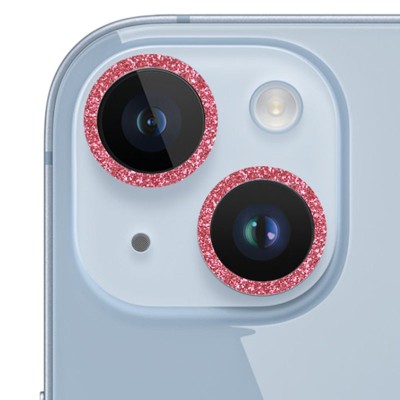 Захисне скло Metal Sparkles на камеру (в упак.) для Apple iPhone 15 (6.1") / 15 Plus (6.7") Червоний / Red Захисне скло Metal Sparkles на камеру (в упак.) для Apple iPhone 15 (6.1") / 15 Plus (6.7") Червоний / Red