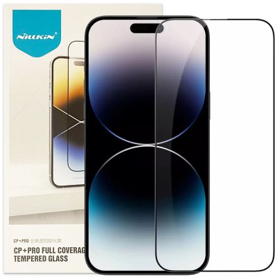 Захисне скло iPhone 15 Pro Max Nillkin (CP+PRO) Чорний