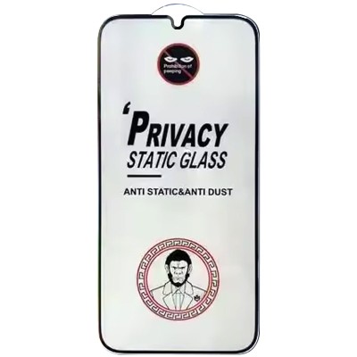 Захисне скло Privacy 5D (тех.пак) для Xiaomi Redmi 13C / Poco C65 Чорний Захисне скло Privacy 5D (тех.пак) для Xiaomi Redmi 13C / Poco C65 Чорний