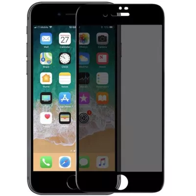 Захисне скло iPhone 7 Plus / 8 Plus Privacy 5D Matte (тех.пак) Чорний