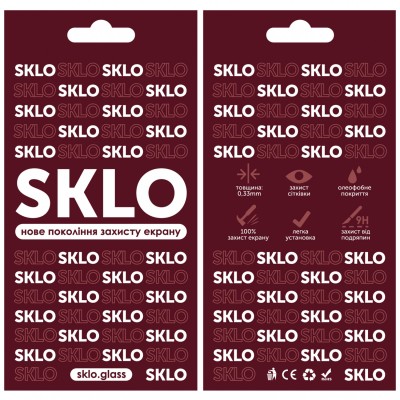 Захисне скло SKLO 3D для Apple iPhone 11 Pro Max / XS Max (6.5") Чорний Захисне скло SKLO 3D для Apple iPhone 11 Pro Max / XS Max (6.5") Чорний