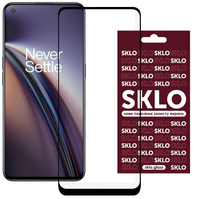 Захисне скло SKLO 3D для Oppo Reno 8 5G Чорний Захисне скло SKLO 3D для Oppo Reno 8 5G Чорний