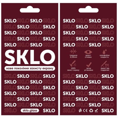 Захисне скло SKLO 3D для Realme 9 4G / 9 Pro+ Чорний