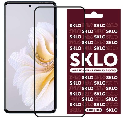 Захисне скло SKLO 3D для TECNO Camon 20 Pro (CK7n) Чорний Захисне скло SKLO 3D для TECNO Camon 20 Pro (CK7n) Чорний