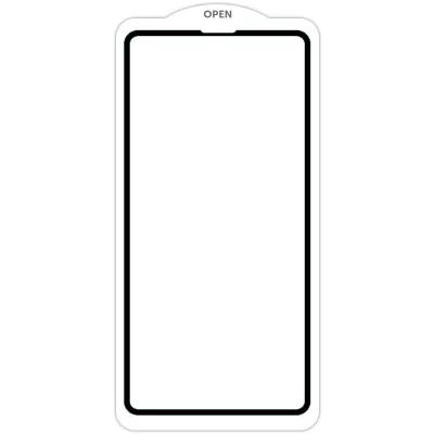 Захисне скло iPhone 13 mini SKLO 5D (тех.пак) Чорний / Біла підкладка