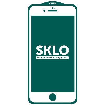 Захисне скло SKLO 5D (тех.пак) для Apple iPhone 7 / 8 / SE (2020) (4.7") Білий Захисне скло SKLO 5D (тех.пак) для Apple iPhone 7 / 8 / SE (2020) (4.7") Білий