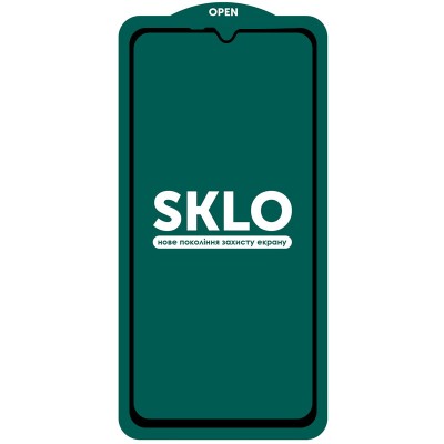 Захисне скло SKLO 5D (тех.пак) для Samsung Galaxy A06 Чорний