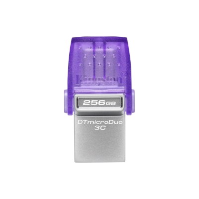 Накопичувач Kingston 256GB USB 3.2 Type-A + Type-C DT microDuo 3C R200MB/s (DTDUO3CG3/256GB) Накопичувач Kingston 256GB USB 3.2 Type-A + Type-C DT microDuo 3C R200MB/s (DTDUO3CG3/256GB)