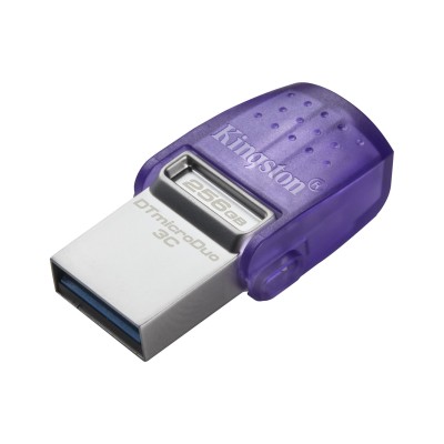 Накопичувач Kingston 256GB USB 3.2 Type-A + Type-C DT microDuo 3C R200MB/s (DTDUO3CG3/256GB) Накопичувач Kingston 256GB USB 3.2 Type-A + Type-C DT microDuo 3C R200MB/s (DTDUO3CG3/256GB)