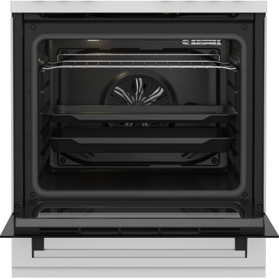 Плита Beko комбінована, 66л, 60x60см, конвекція, білий (FBM62120WD)