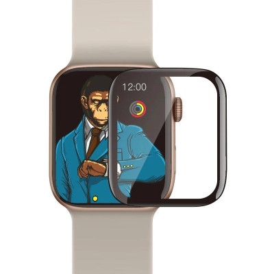Полімерна 3D плівка Blueo High-Molecule для Apple Watch 7/8/9 41mm (+ аппликатор) Чорний Полімерна 3D плівка Blueo High-Molecule для Apple Watch 7/8/9 41mm (+ аппликатор) Чорний
