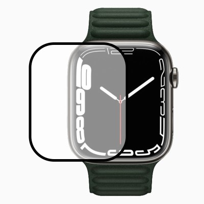 Полімерна плівка 3D (full glue) (тех.пак) для Apple Watch Ultra / Ultra 2 49mm Чорний Полімерна плівка 3D (full glue) (тех.пак) для Apple Watch Ultra / Ultra 2 49mm Чорний