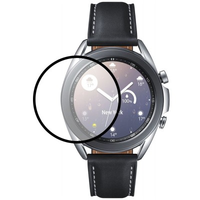 Полімерна плівка 3D (full glue) (тех.пак) для Samsung Galaxy Watch 3 41mm Чорний Полімерна плівка 3D (full glue) (тех.пак) для Samsung Galaxy Watch 3 41mm Чорний