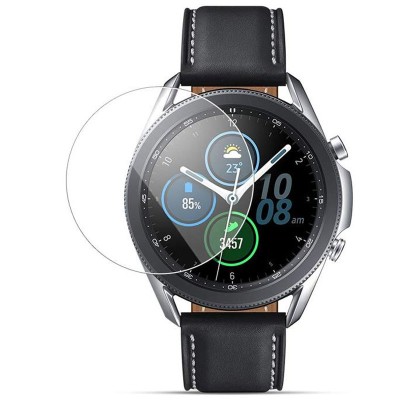 Полімерна плівка 3D (full glue) (тех.пак) для Samsung Galaxy Watch 3 45mm Прозорий