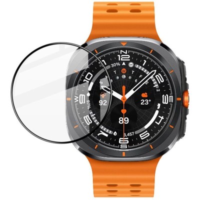 Полімерна плівка 3D (full glue) (тех.пак) для Samsung Galaxy Watch Ultra Чорний Полімерна плівка 3D (full glue) (тех.пак) для Samsung Galaxy Watch Ultra Чорний