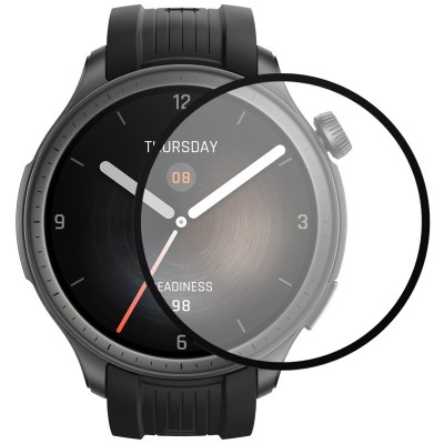 Полімерна плівка 3D (full glue) (тех.пак) для Xiaomi Amazfit Balance Чорний