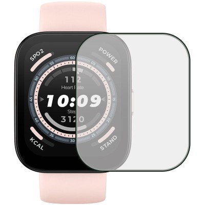 Полімерна плівка 3D (full glue) (тех.пак) для Xiaomi Amazfit Bip 5 Чорний Полімерна плівка 3D (full glue) (тех.пак) для Xiaomi Amazfit Bip 5 Чорний