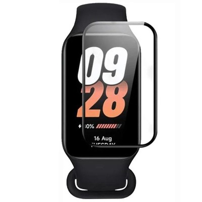 Полімерна плівка 3D (full glue) (тех.пак) для Xiaomi Mi Band 8 Active Чорний Полімерна плівка 3D (full glue) (тех.пак) для Xiaomi Mi Band 8 Active Чорний