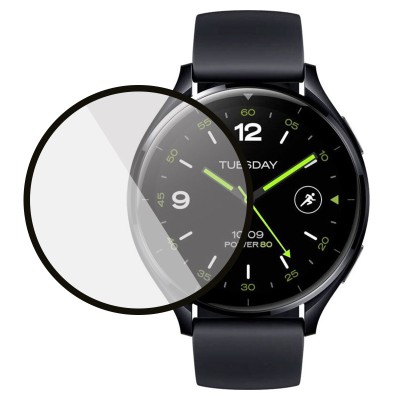 Полімерна плівка 3D (full glue) (тех.пак) для Xiaomi Watch 2 Чорний Полімерна плівка 3D (full glue) (тех.пак) для Xiaomi Watch 2 Чорний