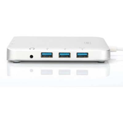 Хаб DIGITUS USB-C > HDMI/VGA/miniDisplayPort/3xUSB-A/USB-C/SD/MicroSD/RJ54/Audio