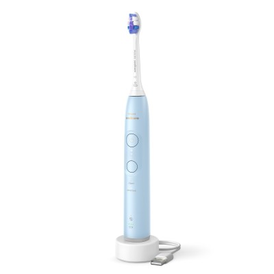 Щітка зубна електр. Philips, Sonicare 6100 Series, 62т. колив/хв, насадок-1, блакитний (HX7406/01)
