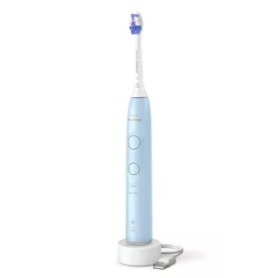 Щітка зубна електр. Philips, Sonicare 6100 Series, 62т. колив/хв, насадок-1, блакитний (HX7406/01)