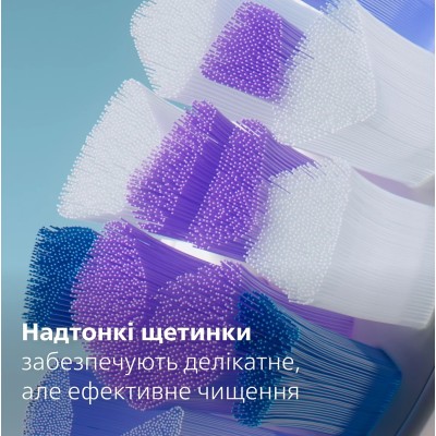 Щітка зубна електр. Philips, Sonicare 6100 Series, 62т. колив/хв, насадок-1, футляр, блакитний (HX7406/02)