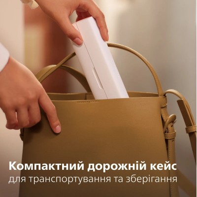 Щітка зубна електр. Philips, Sonicare 6100 Series, 62т. колив/хв, насадок-1, футляр, блакитний (HX7406/02)