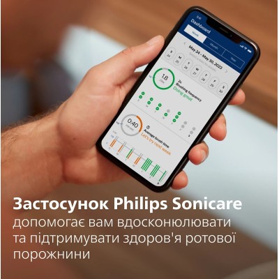 Щітка зубна електр. Philips, Sonicare 7100 Series, 62т. колив/хв, насадок-1, футляр, білий (HX7420/01) Щітка зубна електр. Philips, Sonicare 7100 Series, 62т. колив/хв, насадок-1, футляр, білий (HX7420/01)