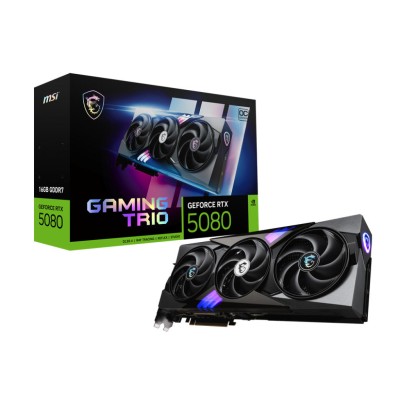 Відеокарта MSI GeForce RTX 5080 16GB GDDR7 GAMING TRIO OC (912-V531-005)