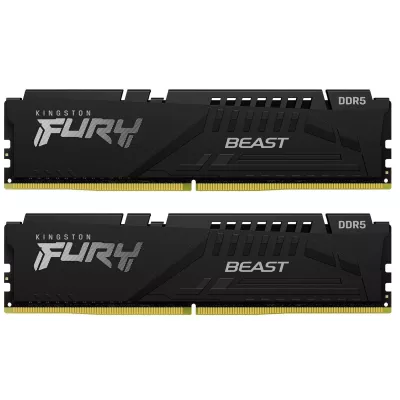 Пам'ять ПК Kingston DDR5 64GB KIT (32GBx2) 5600 FURY Beast (KF556C40BB2K2-64)