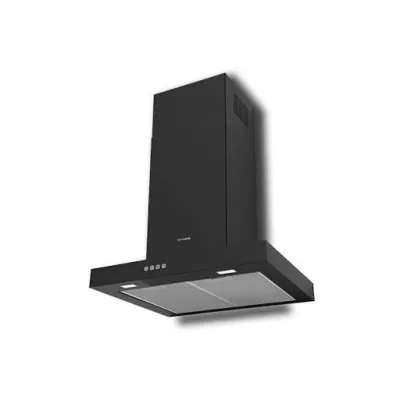 Витяжка Faber купольна, 60см, 1186м.куб/год, Stilo Comfort Bk Matt A60, чорний матовий