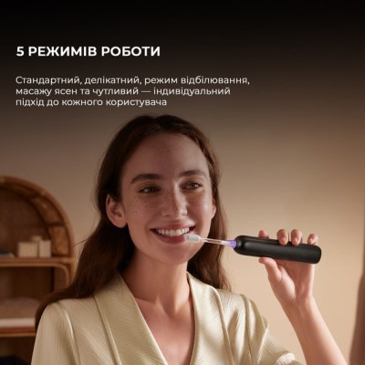 Електрична зубна щітка Mova Fresh Pro Black (ATB15A-BK)