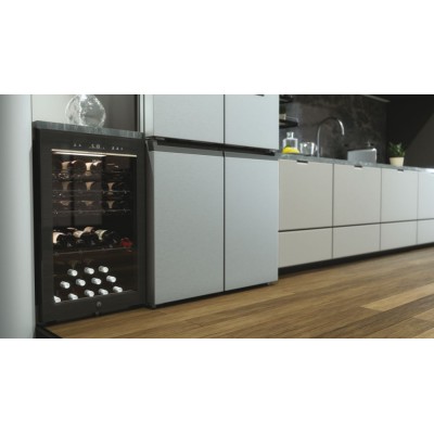 Холодильник Haier для вина, 82x49.7х58, холод.відд.-118л, зон - 1, бут-49, ST, дисплей, чорний (HWS49GAE)