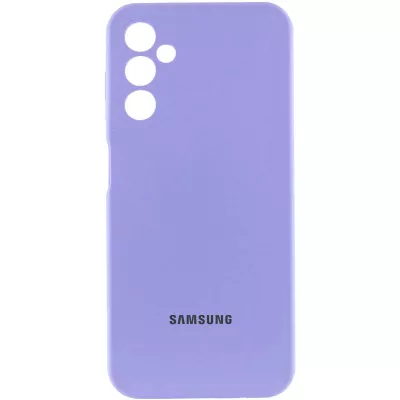 Чохол Silicone Cover Lakshmi Full Camera (AA) with logo для Samsung Galaxy A05s Бузковий / Dasheen