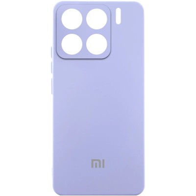 Чохол Silicone Cover Lakshmi Full Camera (AA) with logo для Xiaomi 15 Бузковий / Dasheen
